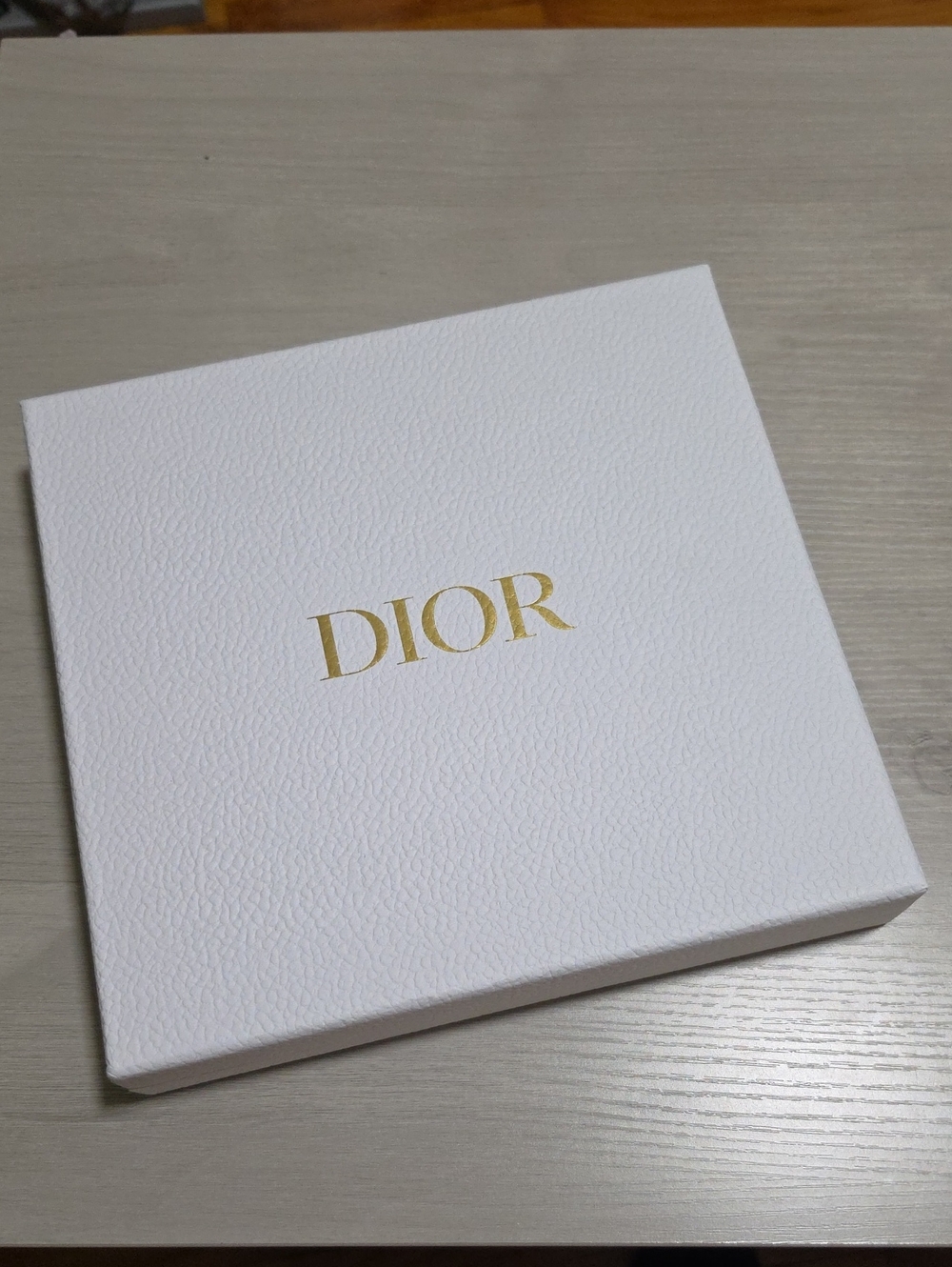 Dior White Flat Square Gift Box